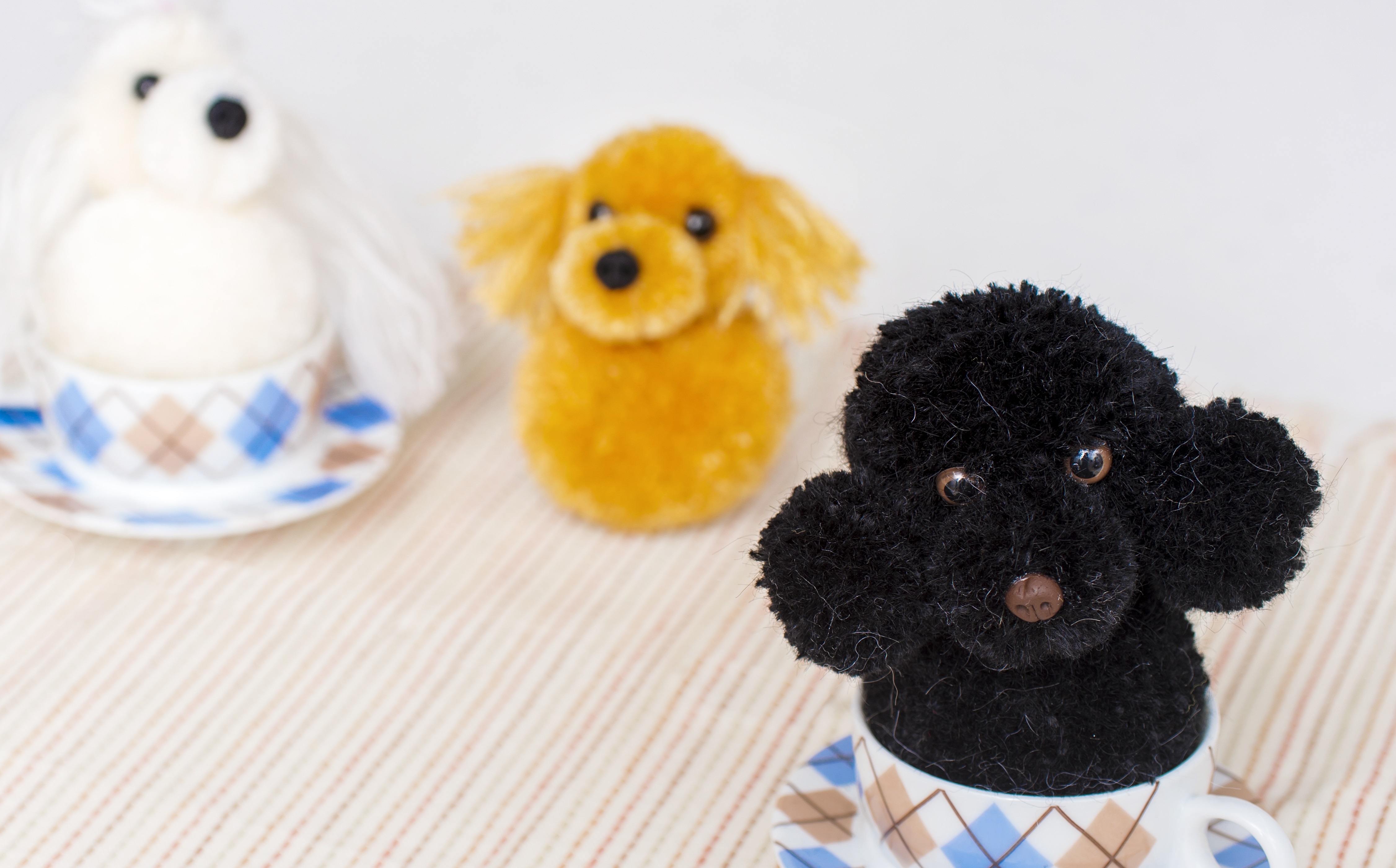 毛糸でカンタン ふわふわプードルの作り方 基本のボンボン編 Shi Ba シーバ プラス犬びより 犬と楽しく暮らす 情報マガジン