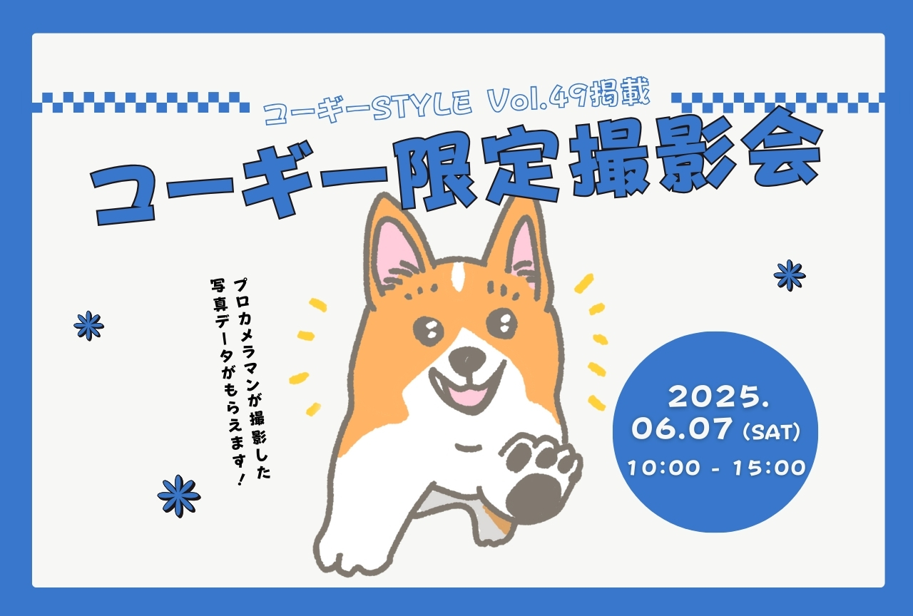 愛犬をオシャレにかわいく撮影！ コーギー専門誌『コーギーSTYLE
